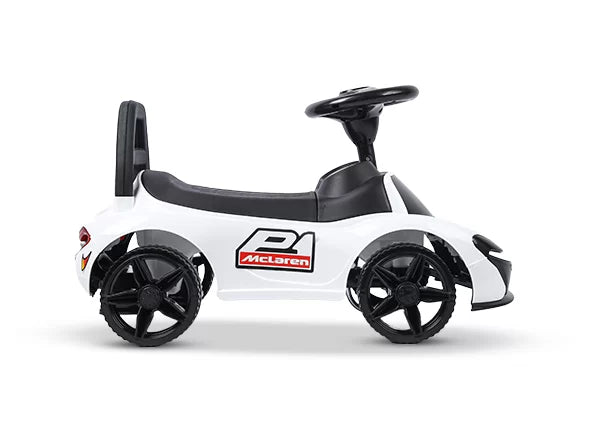 Cyclistan Mini McLaren – Manual Ride-On Car for Kids 2–5 | Music, Low Sitting, Walking Car, Baby Toy Gift
