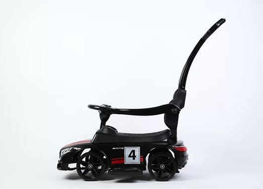 Cyclistan Merc Stroller – Mini Ride-On Sports Car for Kids 1-5 | Musical Horn, Safety Stand, Footrest, Multicolors, Best Gift