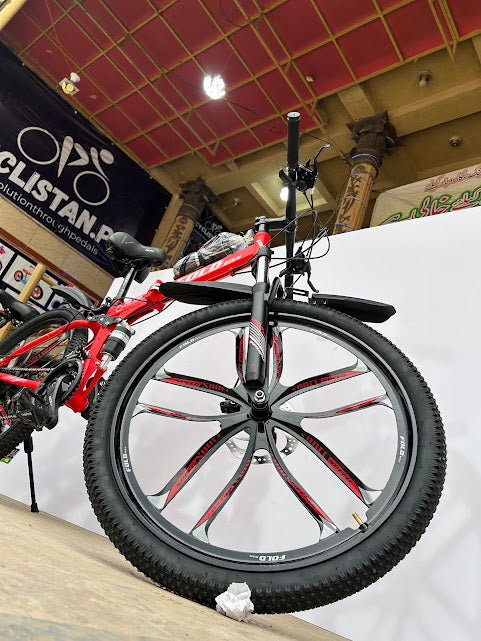 π΄ββοΈ LAZER STAR 26-Inch Foldable Mountain & Road Bike. Dual Suspension | 21-Speed Shimano Gears | Foldable | Alloy Rims | Disc Brakes
