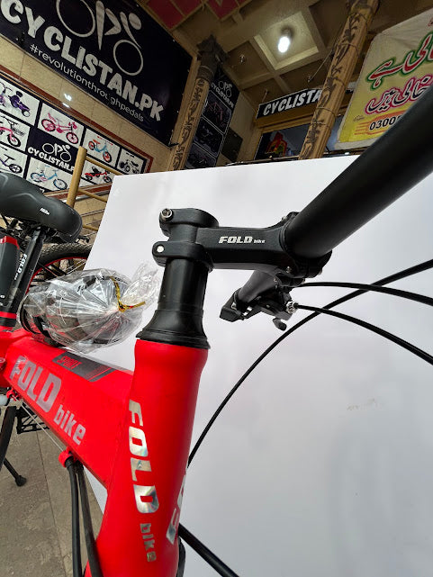 π΄ββοΈ LAZER STAR 26-Inch Foldable Mountain & Road Bike. Dual Suspension | 21-Speed Shimano Gears | Foldable | Alloy Rims | Disc Brakes
