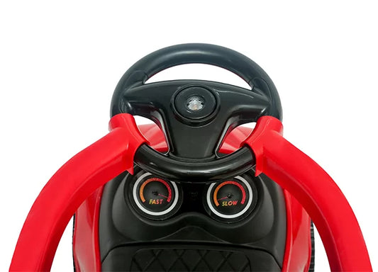 Cyclistan McLaren Baby Stroller Car – Mini Ride-On Sports Car for Kids 1-5 | Musical Horn, Safety Stand, Footrest, Multicolors, Best Gift