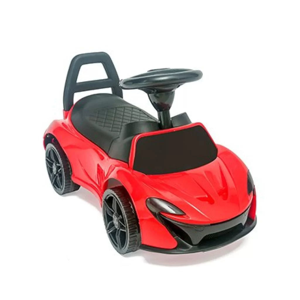 Cyclistan Mini McLaren – Manual Ride-On Car for Kids 2–5 | Music, Low Sitting, Walking Car, Baby Toy Gift