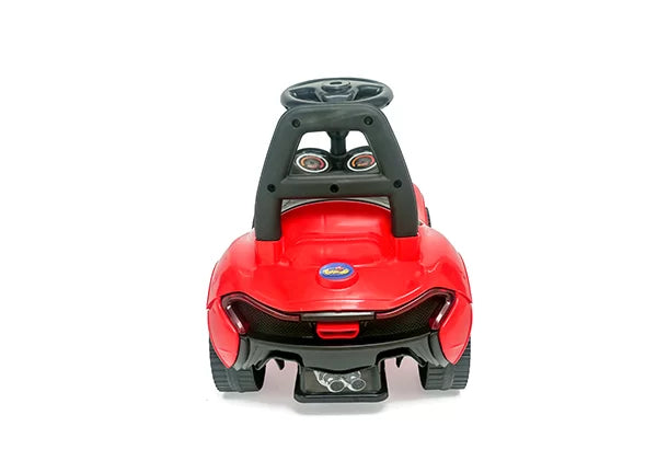 Cyclistan Mini McLaren – Manual Ride-On Car for Kids 2–5 | Music, Low Sitting, Walking Car, Baby Toy Gift
