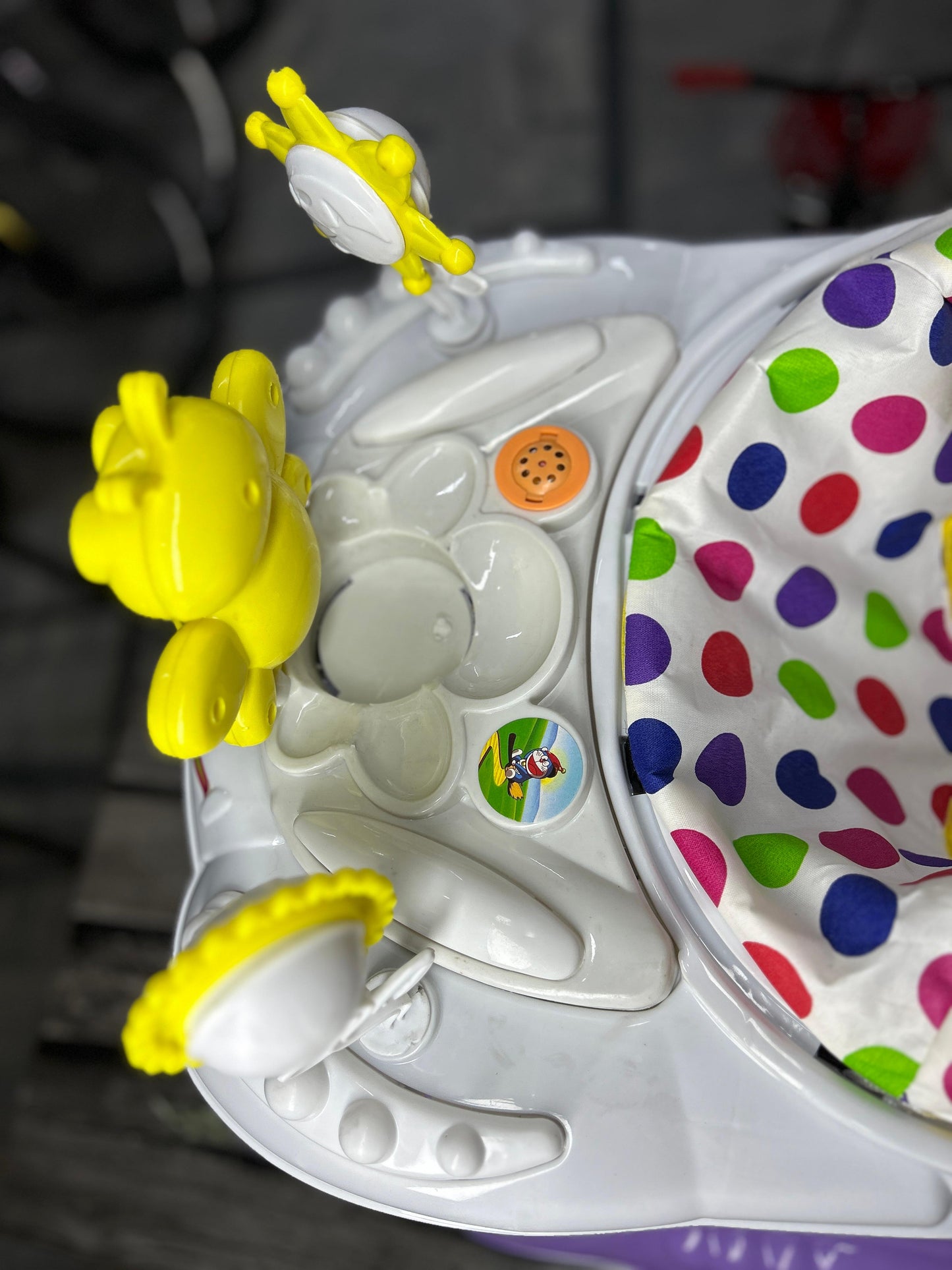 Cyclistan Nanha Dost – 10-Tire Adjustable Baby Walker with Music, Toys & Comfort Seat