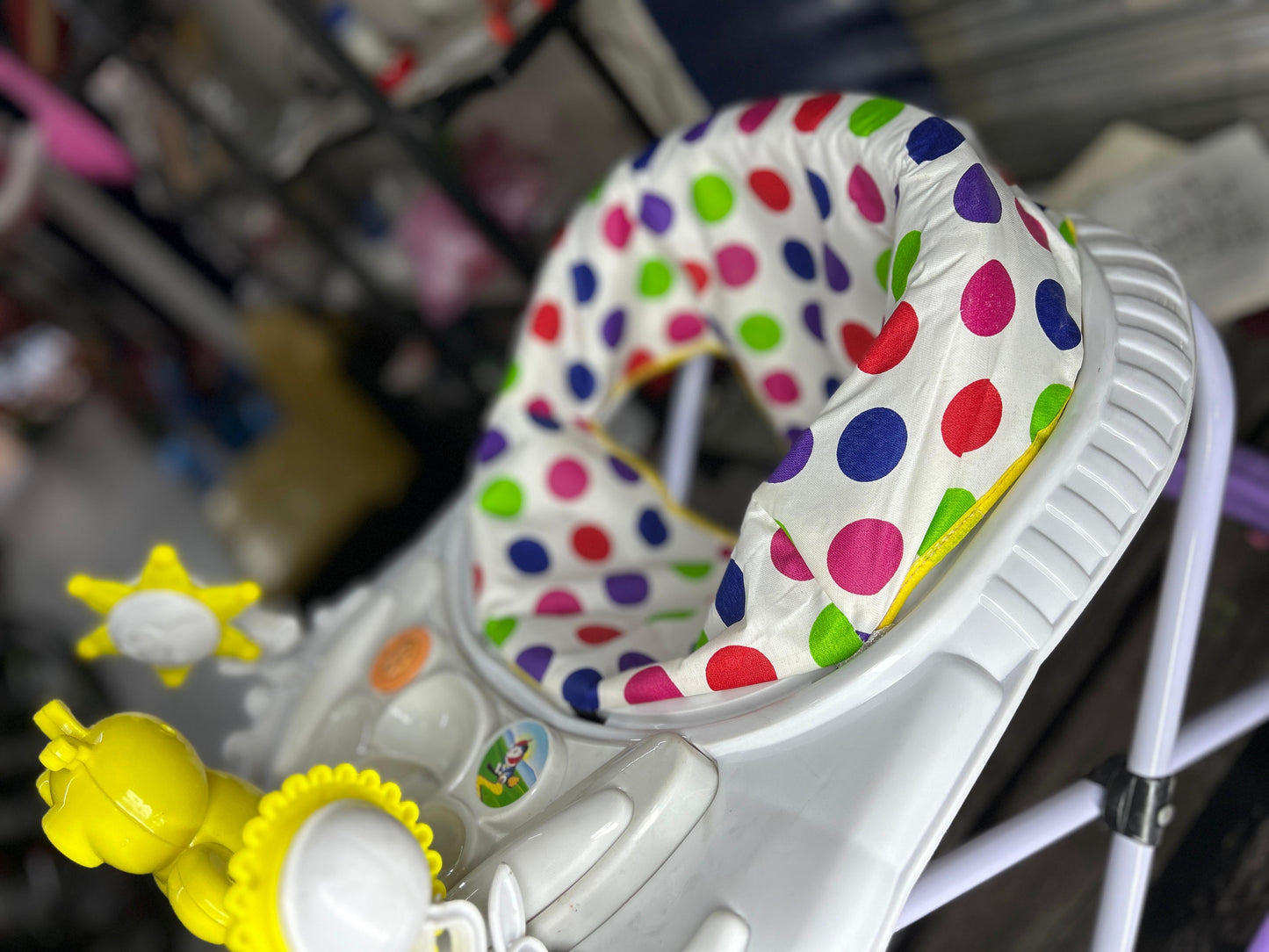 Cyclistan Nanha Dost – 10-Tire Adjustable Baby Walker with Music, Toys & Comfort Seat