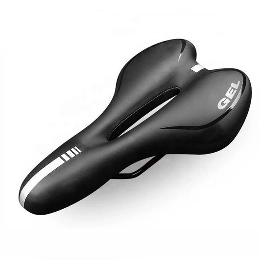 Leather Bike Saddle for Road & MTB – Gel Padded, Ventilated, Lightweight Seat for Men | Cyclistan Comfort Series