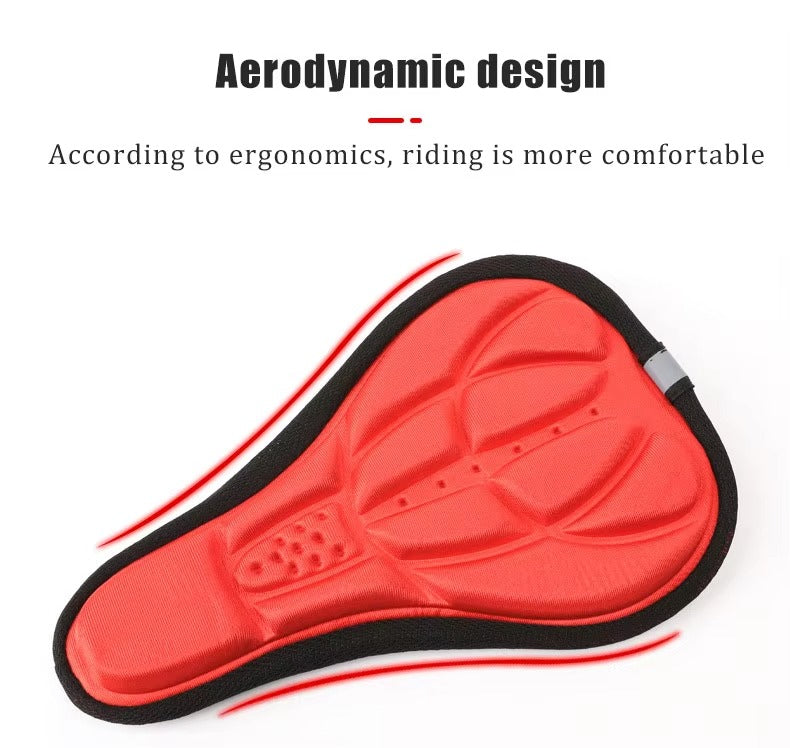 Cyclistan Extra Comfort Gel Bike Seat Cover – Thick Padded Saddle Cushion for MTB, Road & Exercise Bikes