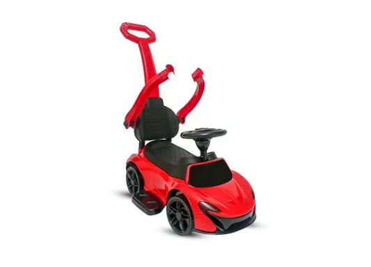 Cyclistan McLaren Baby Stroller Car – Mini Ride-On Sports Car for Kids 1-5 | Musical Horn, Safety Stand, Footrest, Multicolors, Best Gift